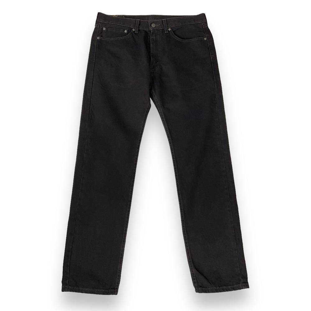 Levis 505 Jeans Men 34x32 (ACTUAL 36x32) Black Regular Straight Cotton EUC